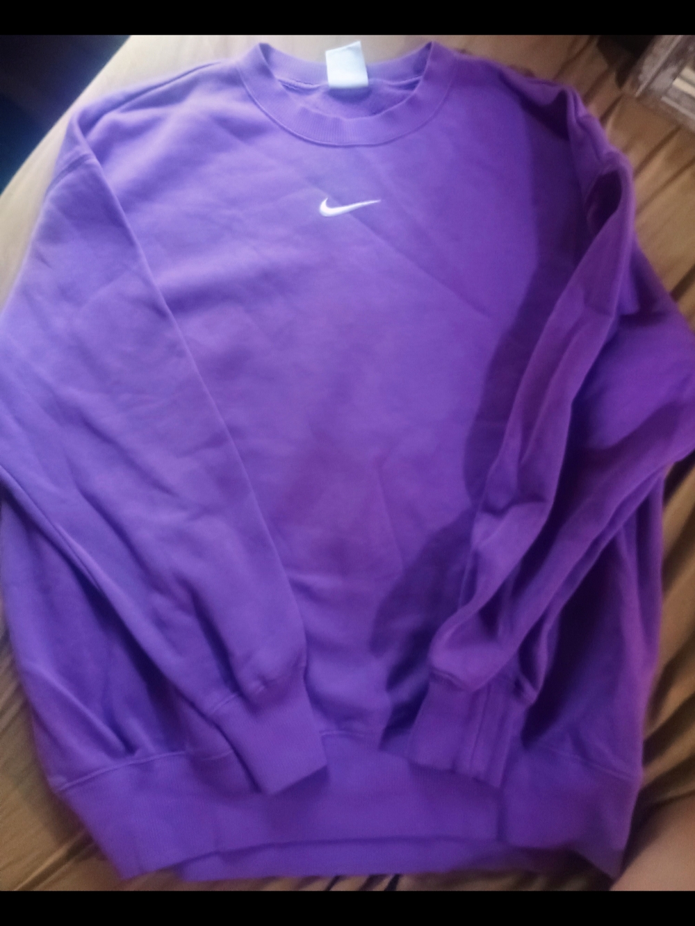 Nike Women's Purple Crewneck Sweatshirt
